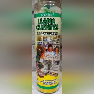 Call Customers (Llama Clientes) Fixed Business Money Spell Candle - 2 for $20